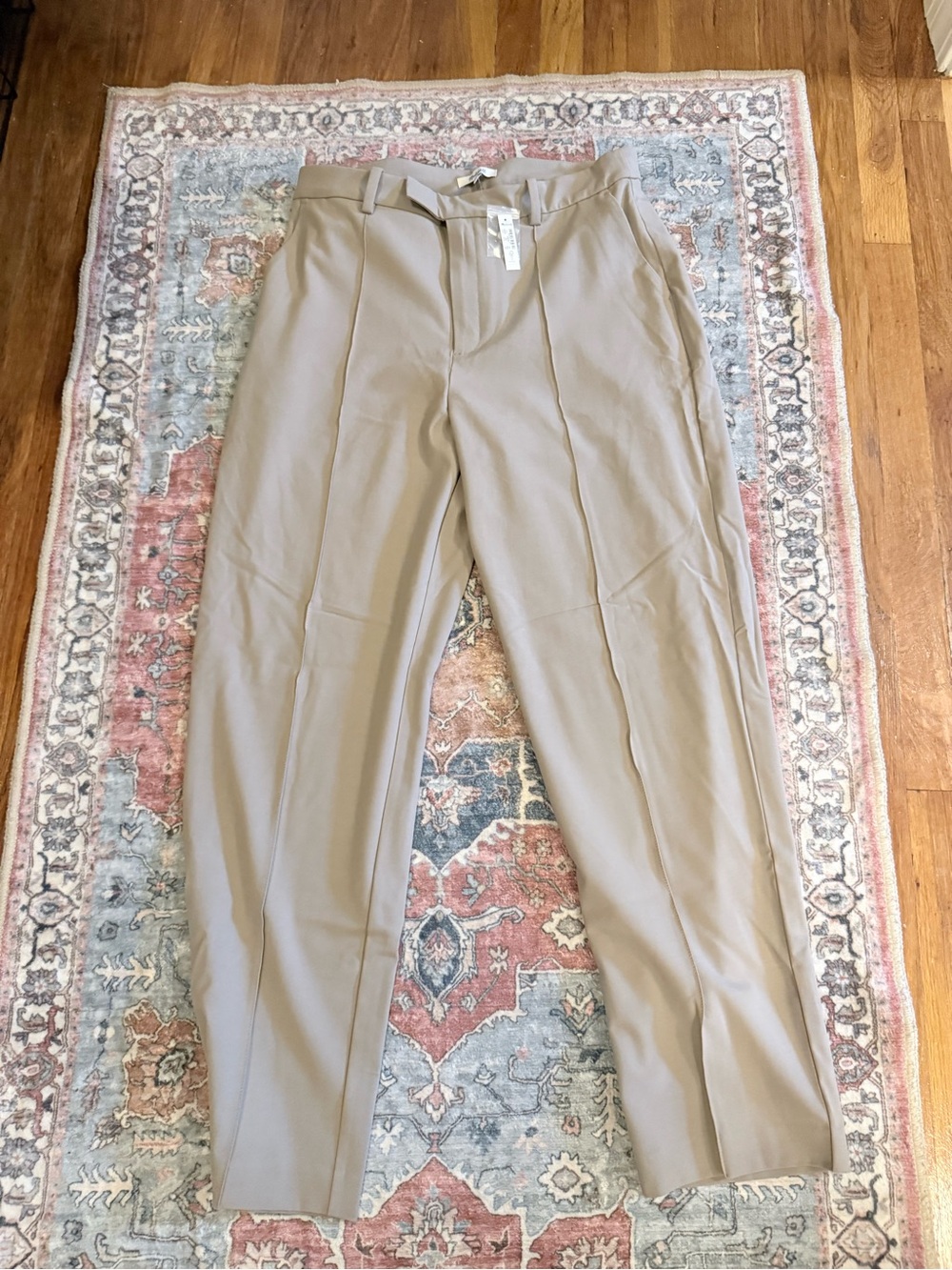 Madewell Tailored Trousers in Light Taupe